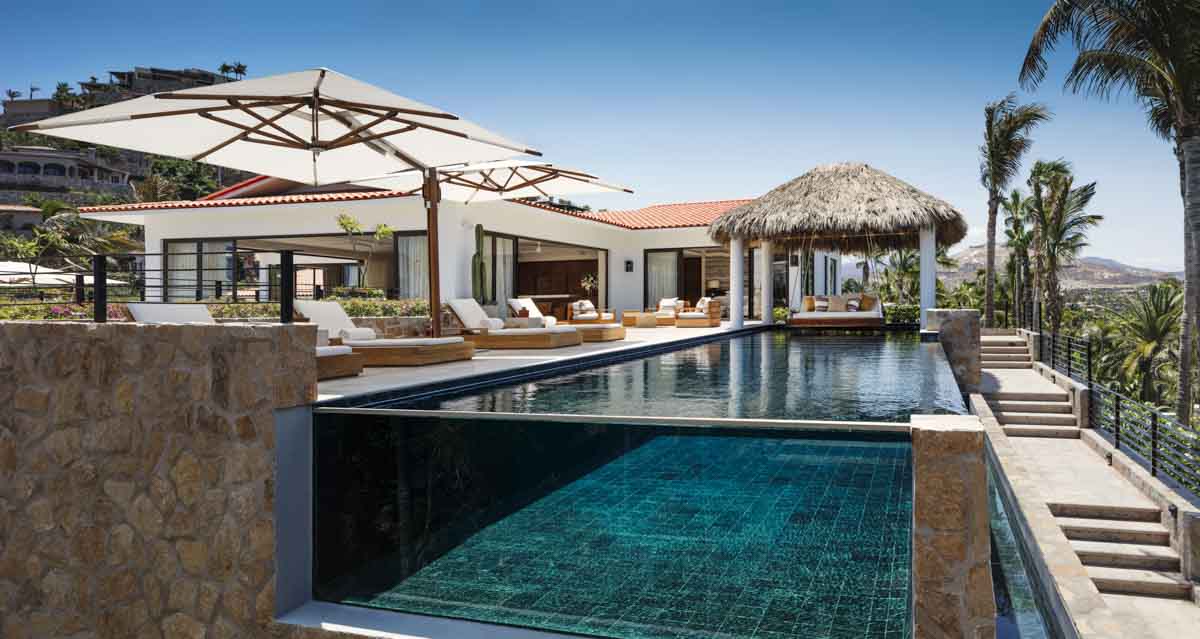 One&Only Palmilla on the headland at San José del Cabo, with its 1956 chapel above the Sea of Cortez