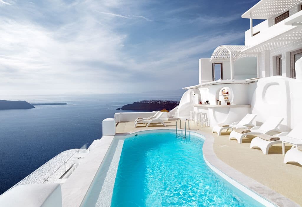 Tholos Resort: destination wedding venue in Imerovigli 847 00, Greece
