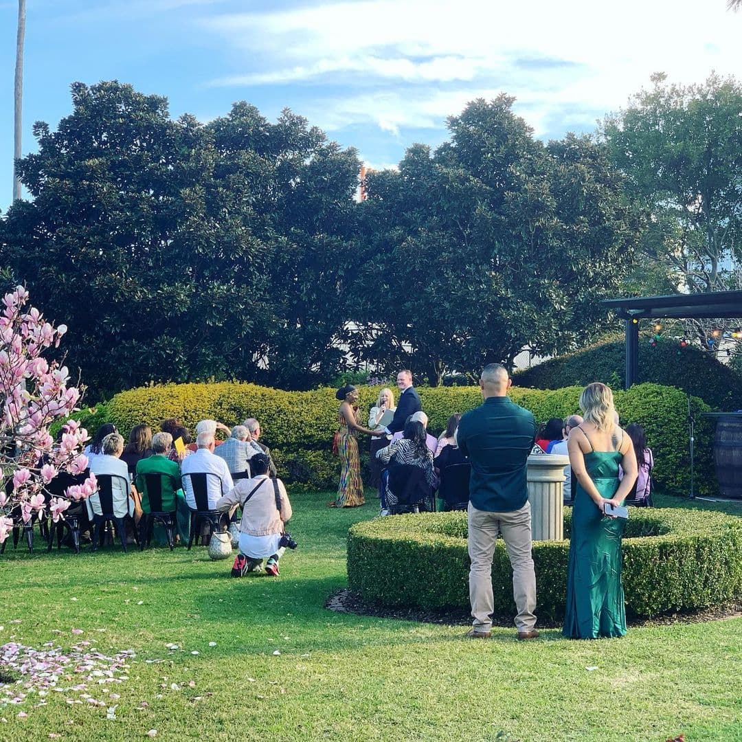 Will & Mike's: destination wedding venue in Banksmeadow NSW 2019, Australia