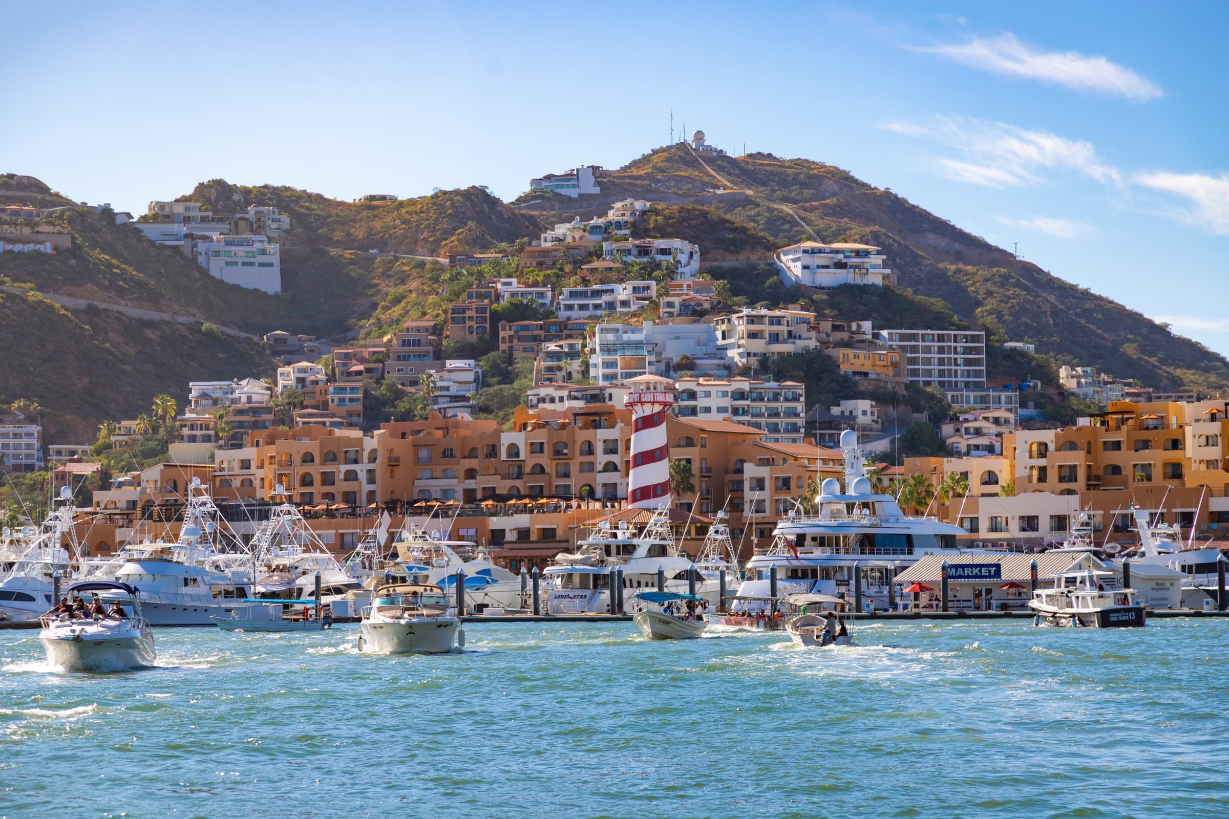 Cabo San Lucas, Mexico. Pacific coastal landscape where desert meets ocean.