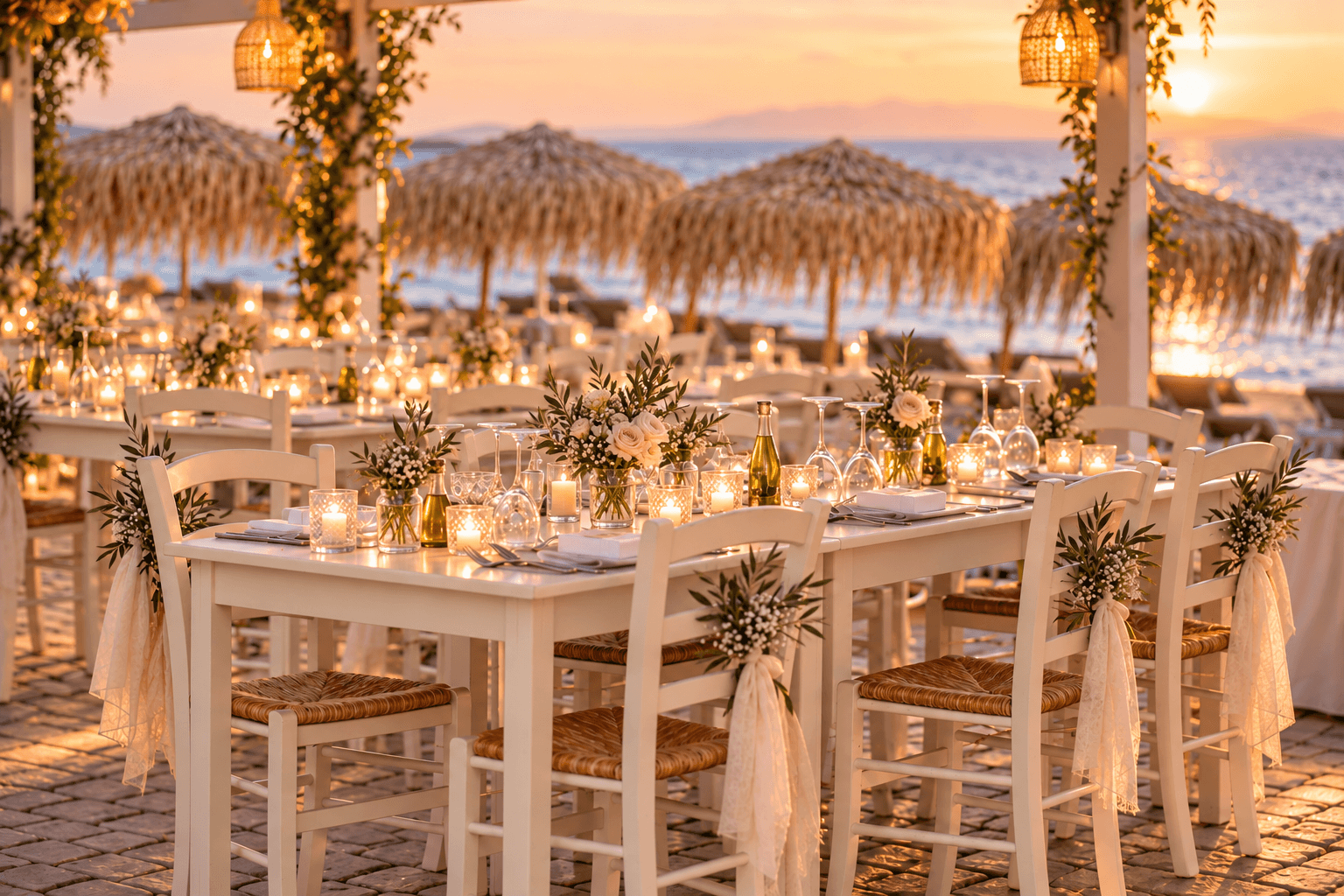 Wedding Head Table at Makis Inn Resort