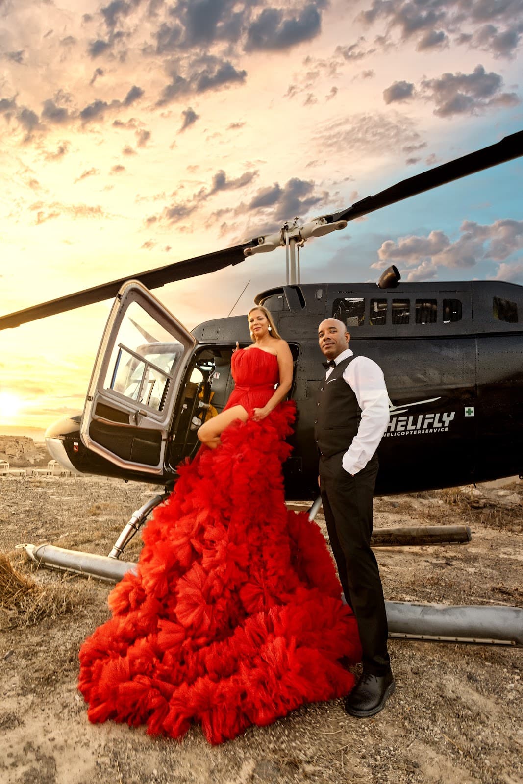 Flying Dress In Santorini The Official By Dimitris Parasiris — wedding photographer in Santorini