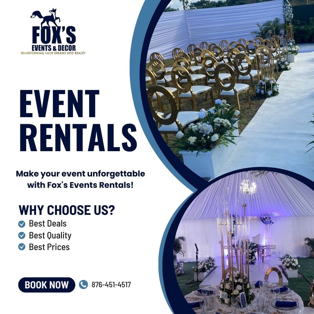 Fox's Events and Decor — wedding planner in Jamaica