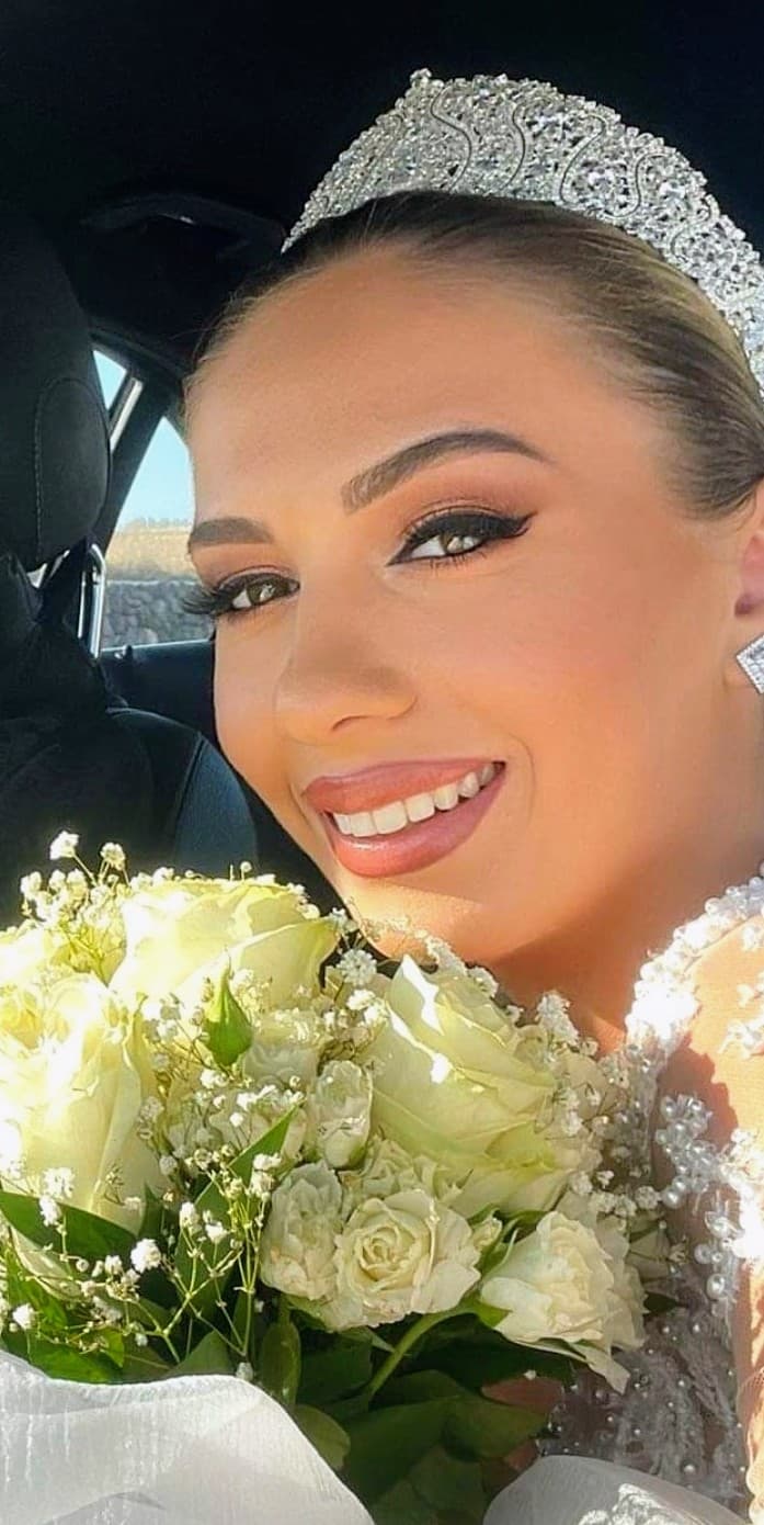 Panos Antoniou Weddings Makeup and Hair: wedding hair & makeup in Santorini