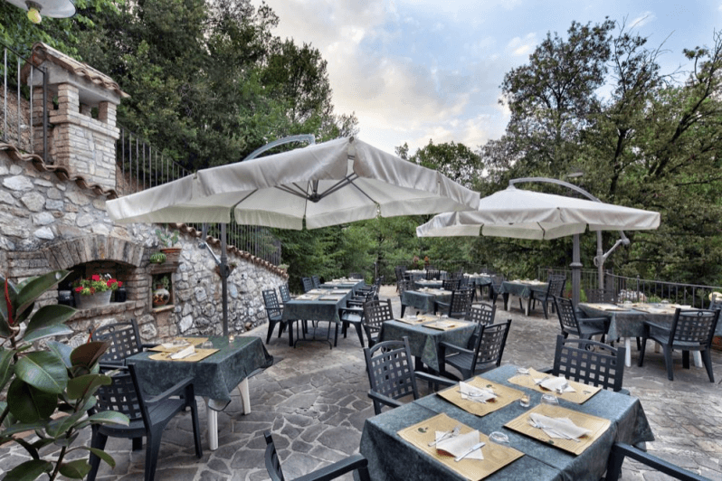 Albergo Ristorante La Macchia: destination wedding venue in 06049 Spoleto PG, Italy