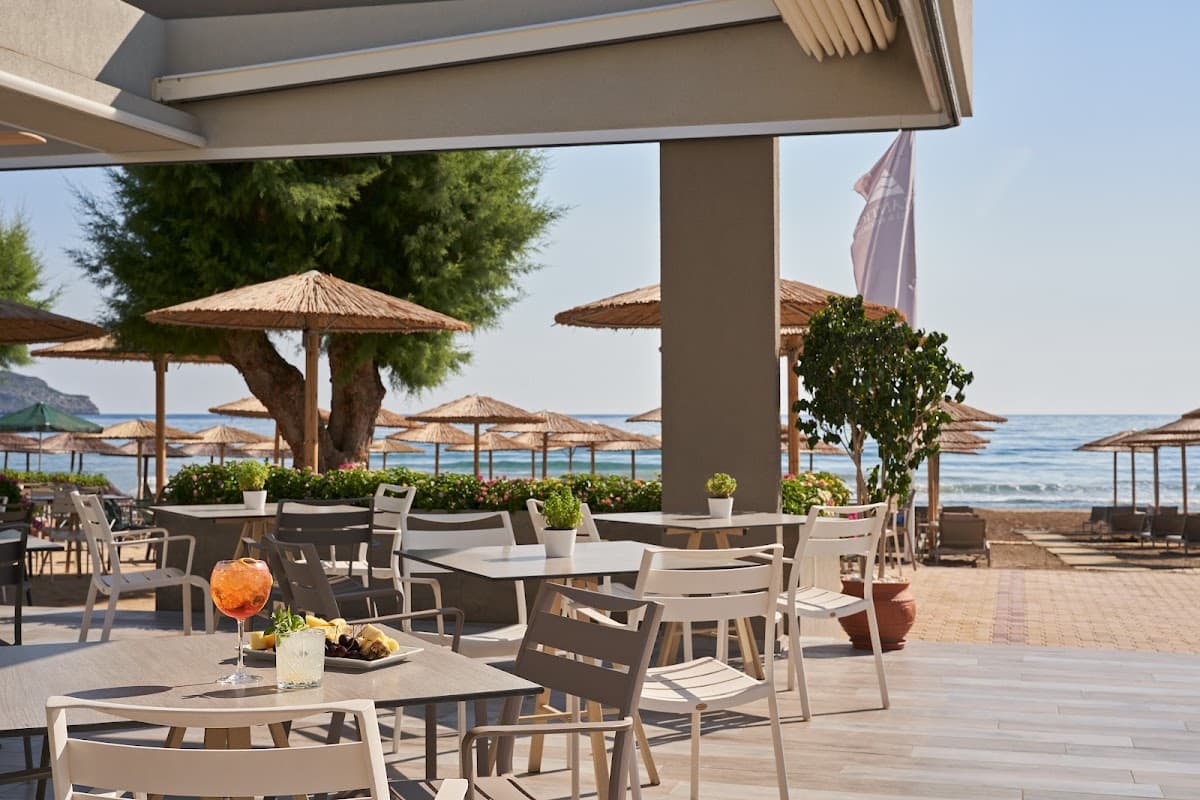 Atlantica Amalthia Beach Hotel: destination wedding venue in Agia Marina 730 14, Greece