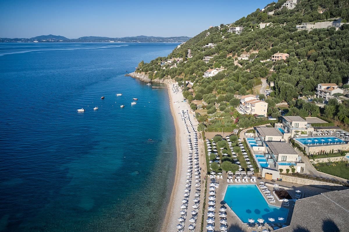Atlantica Nissaki Beach: destination wedding venue in Gimari 491 00, Greece