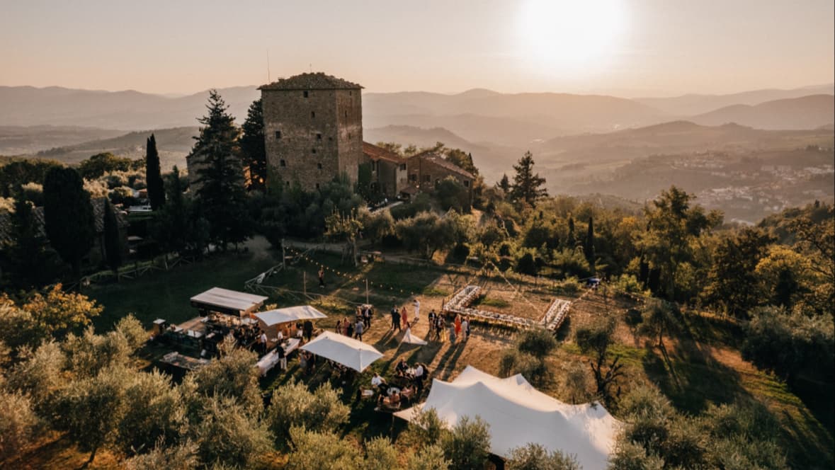 Castello Di Ristonchi: destination wedding venue in 50060 Pelago FI, Italy