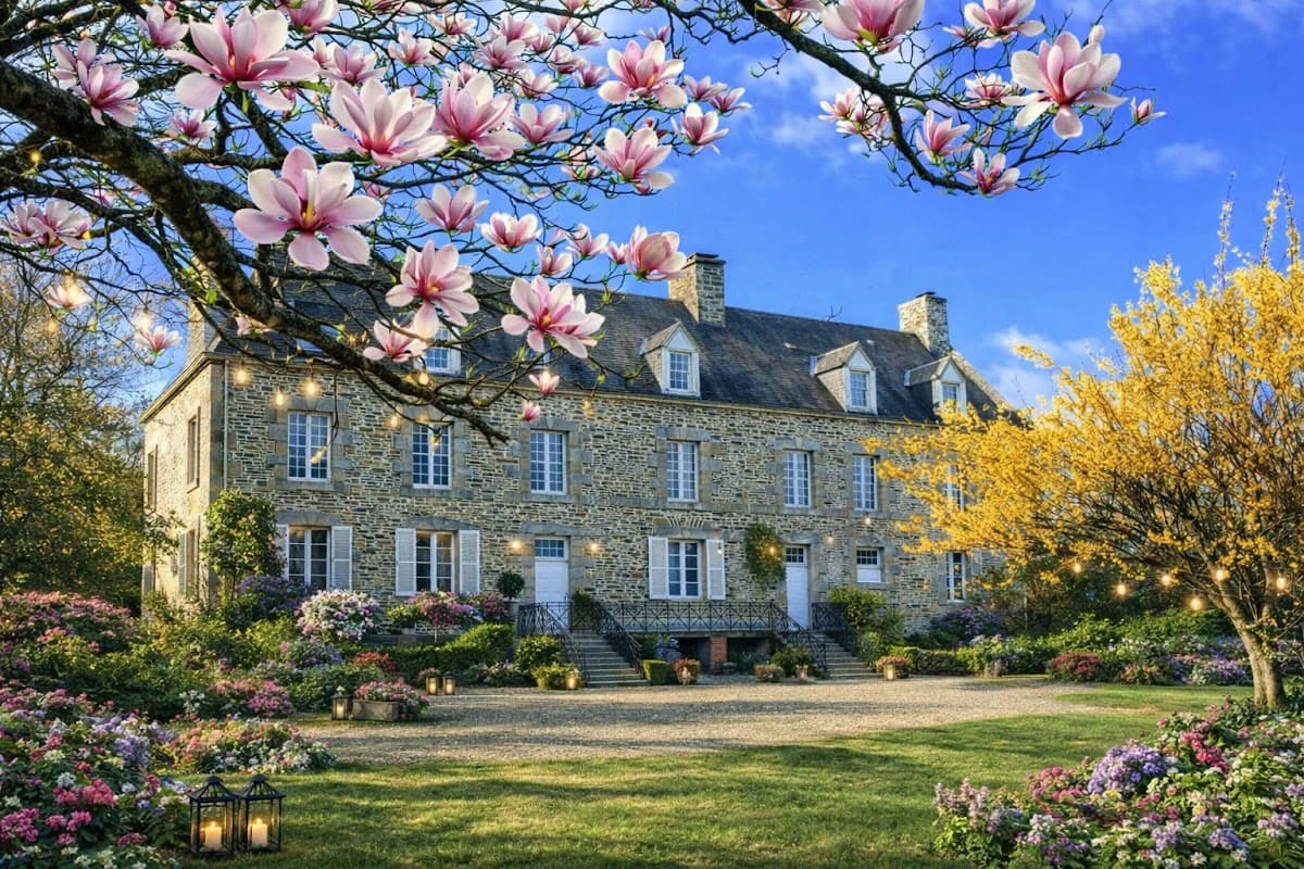 Château d'Isigny the smallest, and most secret & charming château near Mont Saint Michel, Normandy: destination wedding venue in 50540 Isigny-le-Buat, France