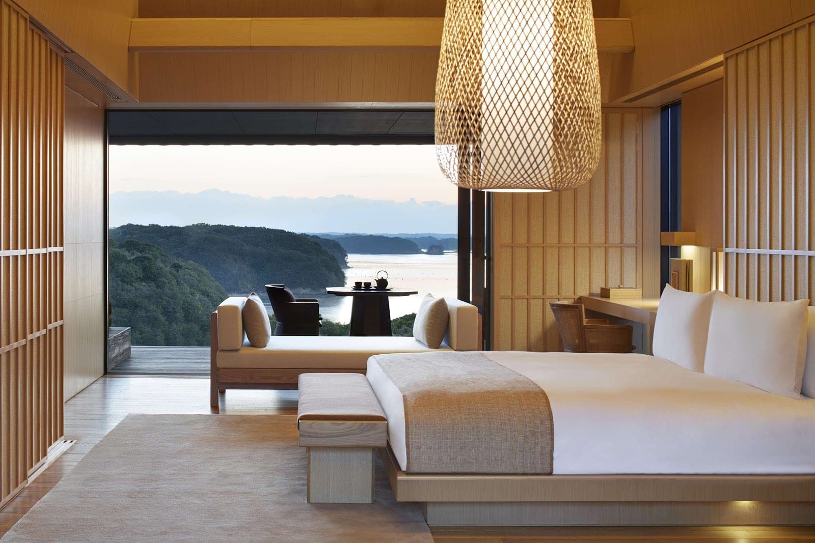 Amanemu on its hillside above Ago Bay in Ise-Shima National Park