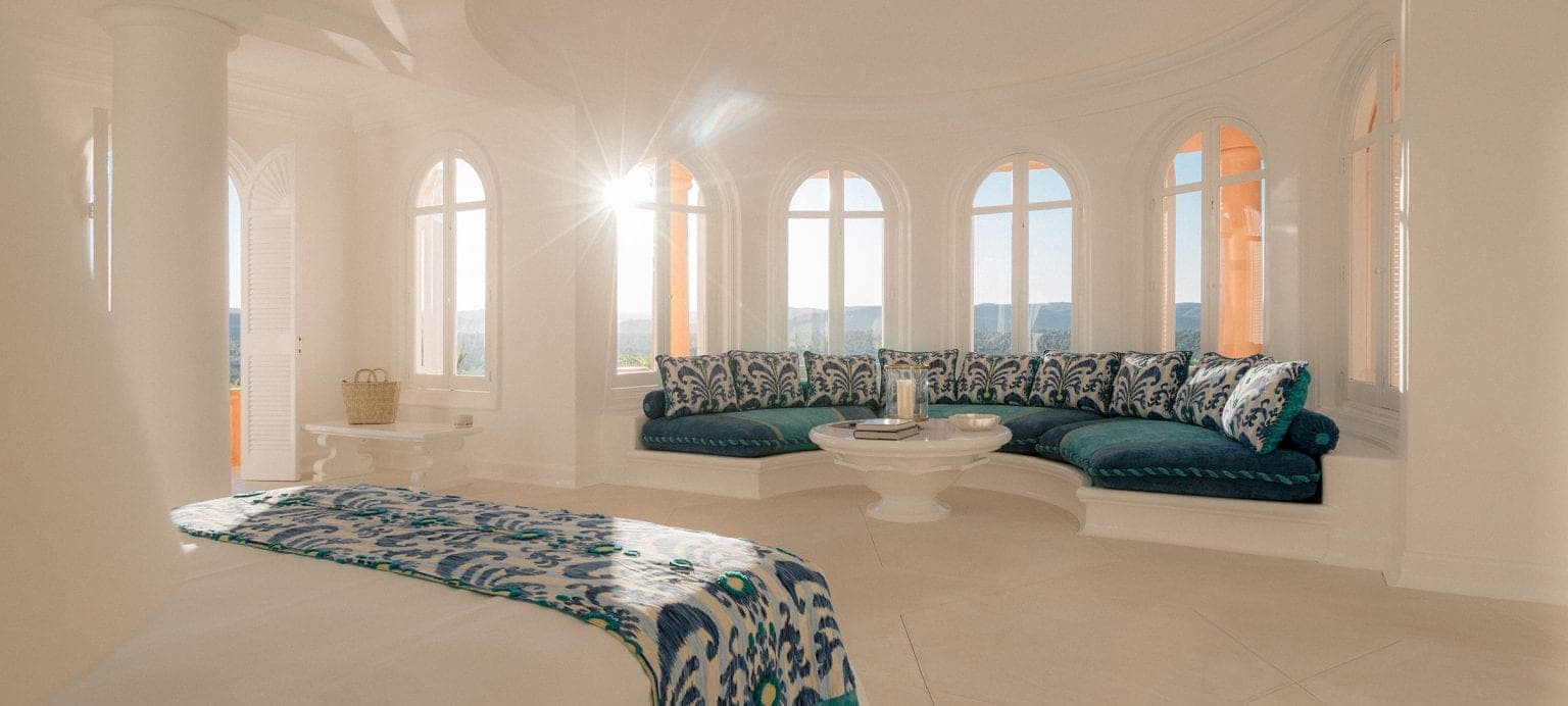 The tiled domes of Casa Cuixmala above the Jalisco coast inside the Chamela-Cuixmala reserve