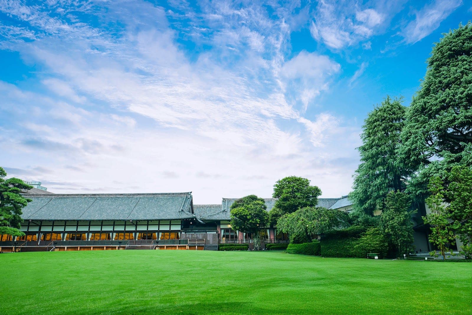 The Meiji Kinenkan hall in Motoakasaka, Tokyo, where Shinto weddings are held