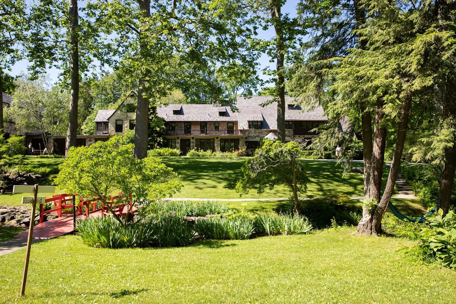 The manor and lawn at Troutbeck, a 250-acre estate in Amenia, New York