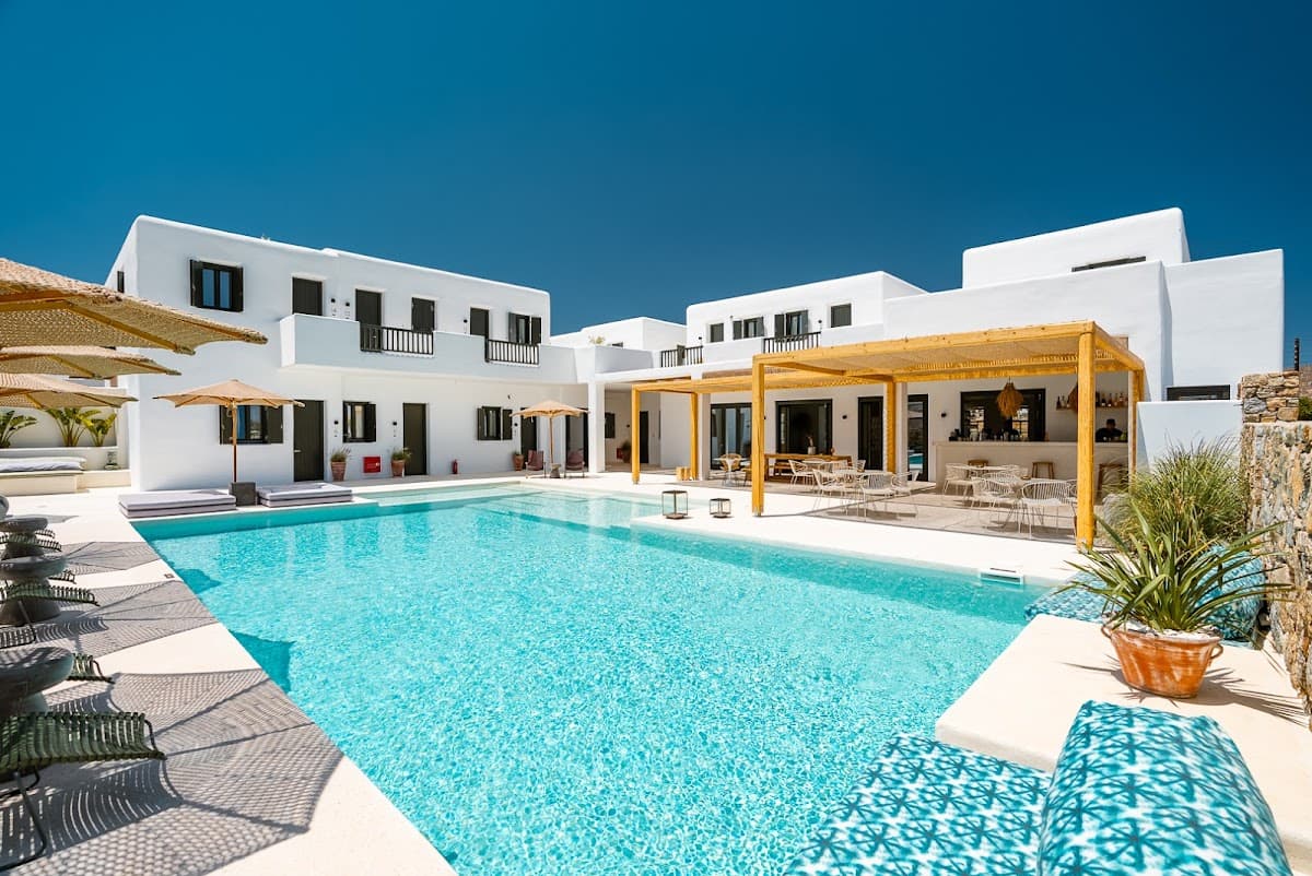 Koukoumi Vegan Hotel: destination wedding venue in Ano Mera 846 00, Greece
