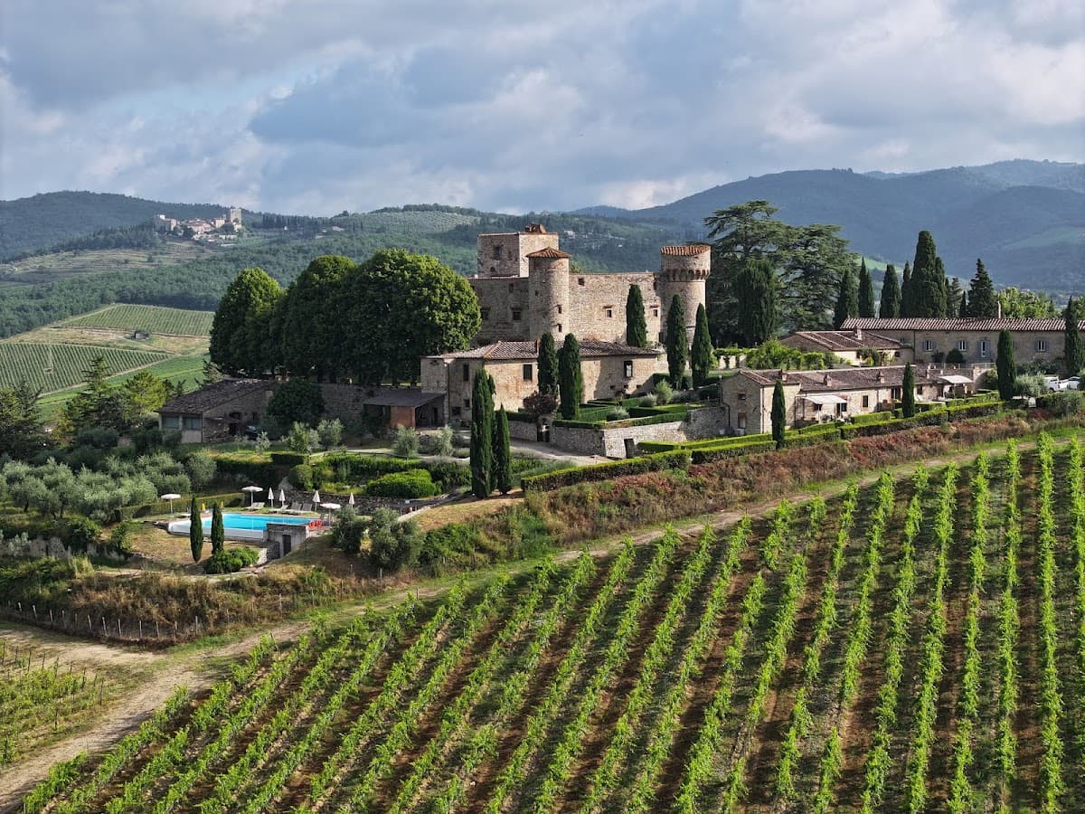Meleto Castle: destination wedding venue in 53013 Gaiole in Chianti SI, Italy