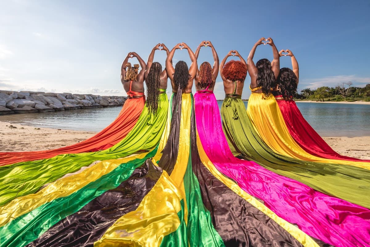 Montego Bay Flying Dress Photoshoots — destination wedding venue in Montego Bay, Jamaica