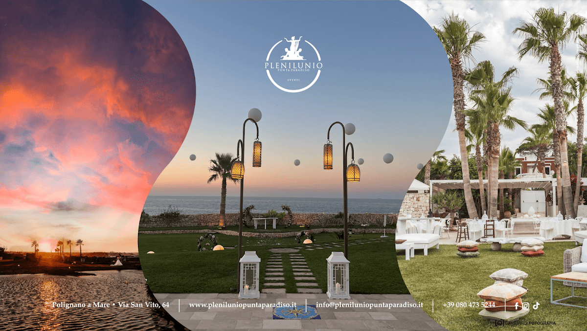 Plenilunio Punta Paradiso: destination wedding venue in 70044 Polignano a Mare BA, Italy
