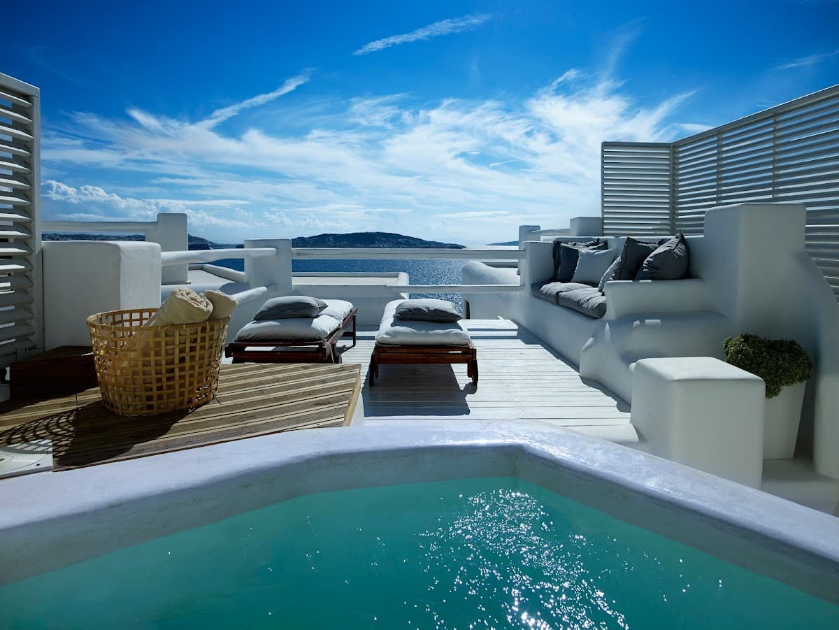 Rocabella Mykonos Hotel - member of Design Hotels: destination wedding venue in Ag. Stefanos 846 00, Greece