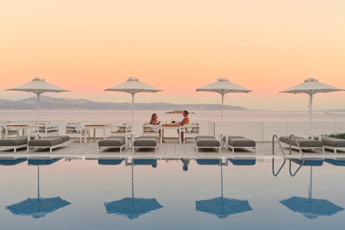 Saint George Beachfront Resort: destination wedding venue in Πάρος 844 00, Greece