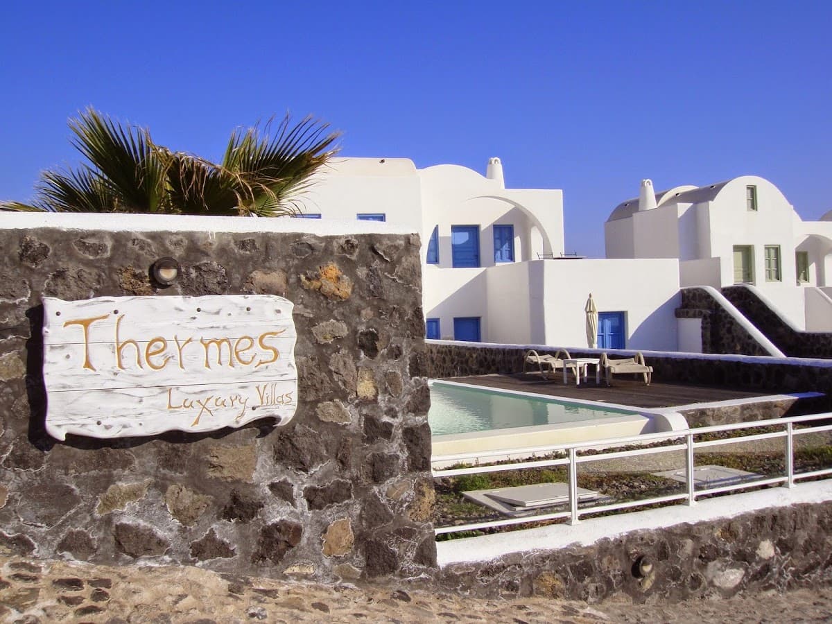 Thermes Luxury Villas: destination wedding venue in Thira 847 00, Greece