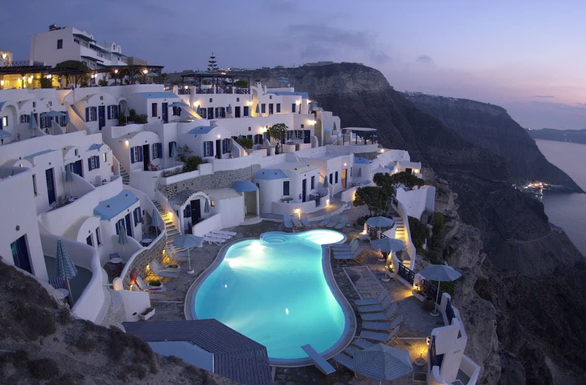 Volcano View Hotel Santorini: destination wedding venue in Fira 847 00, Greece