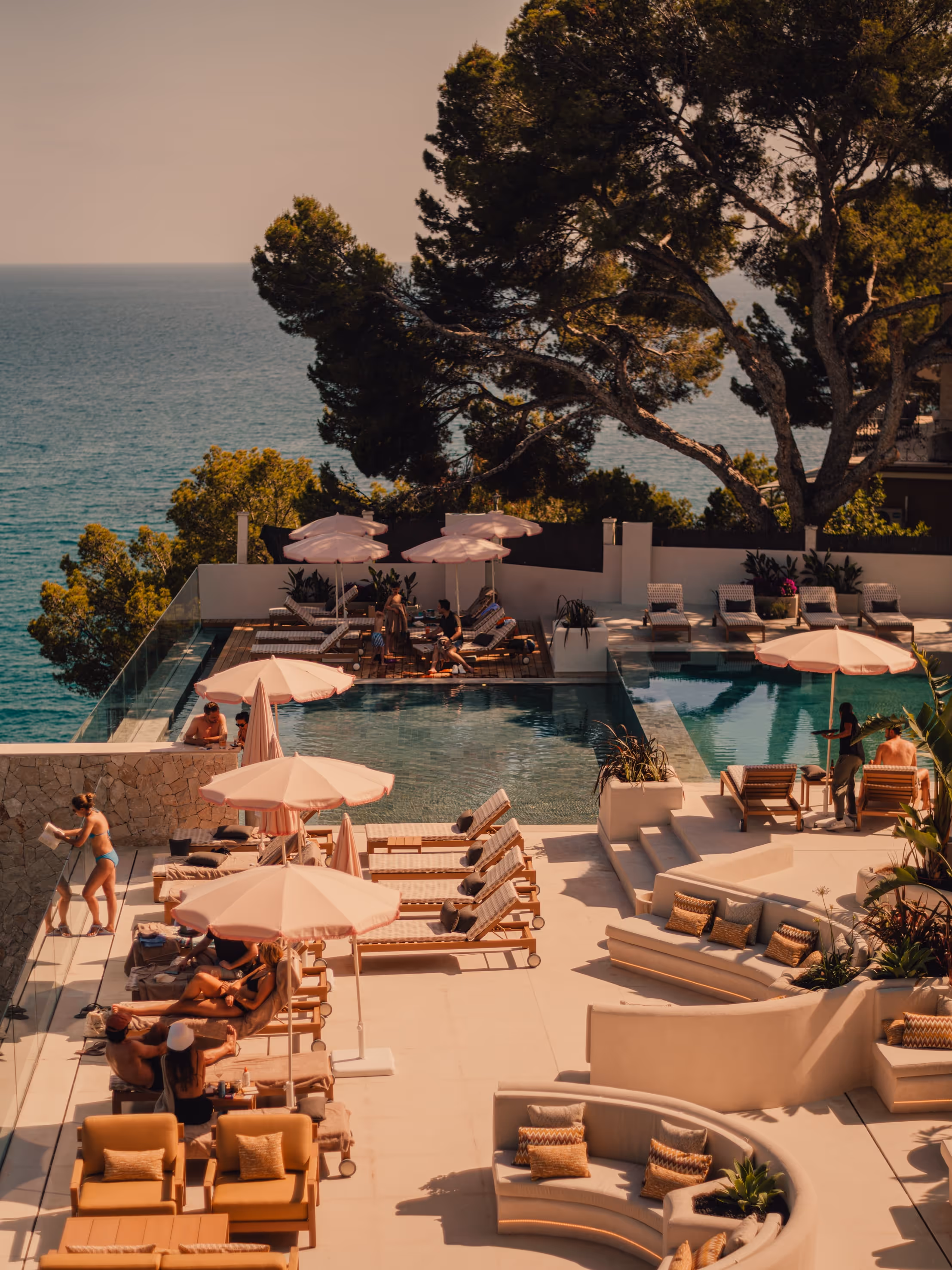 Ceremony space at Aethos Mallorca, Peguera